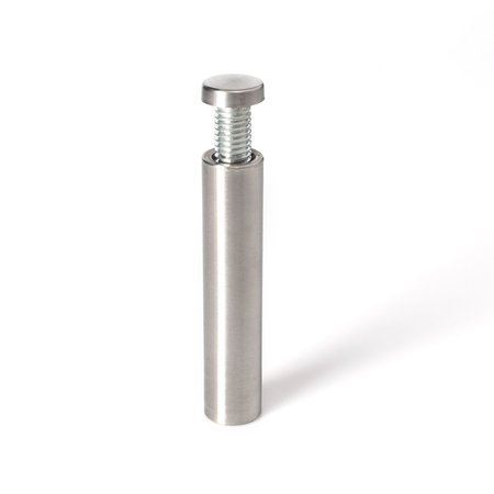 Outwater Round Standoffs, 3 in Bd L, Stainless Steel Brushed, 5/8 in OD 3P1.56.00164